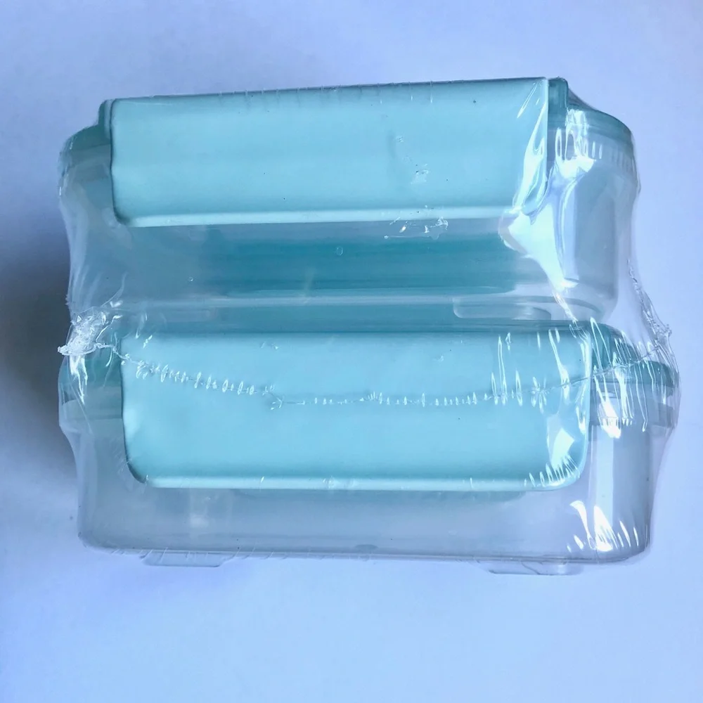 🌶️$5🌶️ NEW Snap Lid Containers Mini Rectangular 2pk, 4 1/2” x 3 1/4”